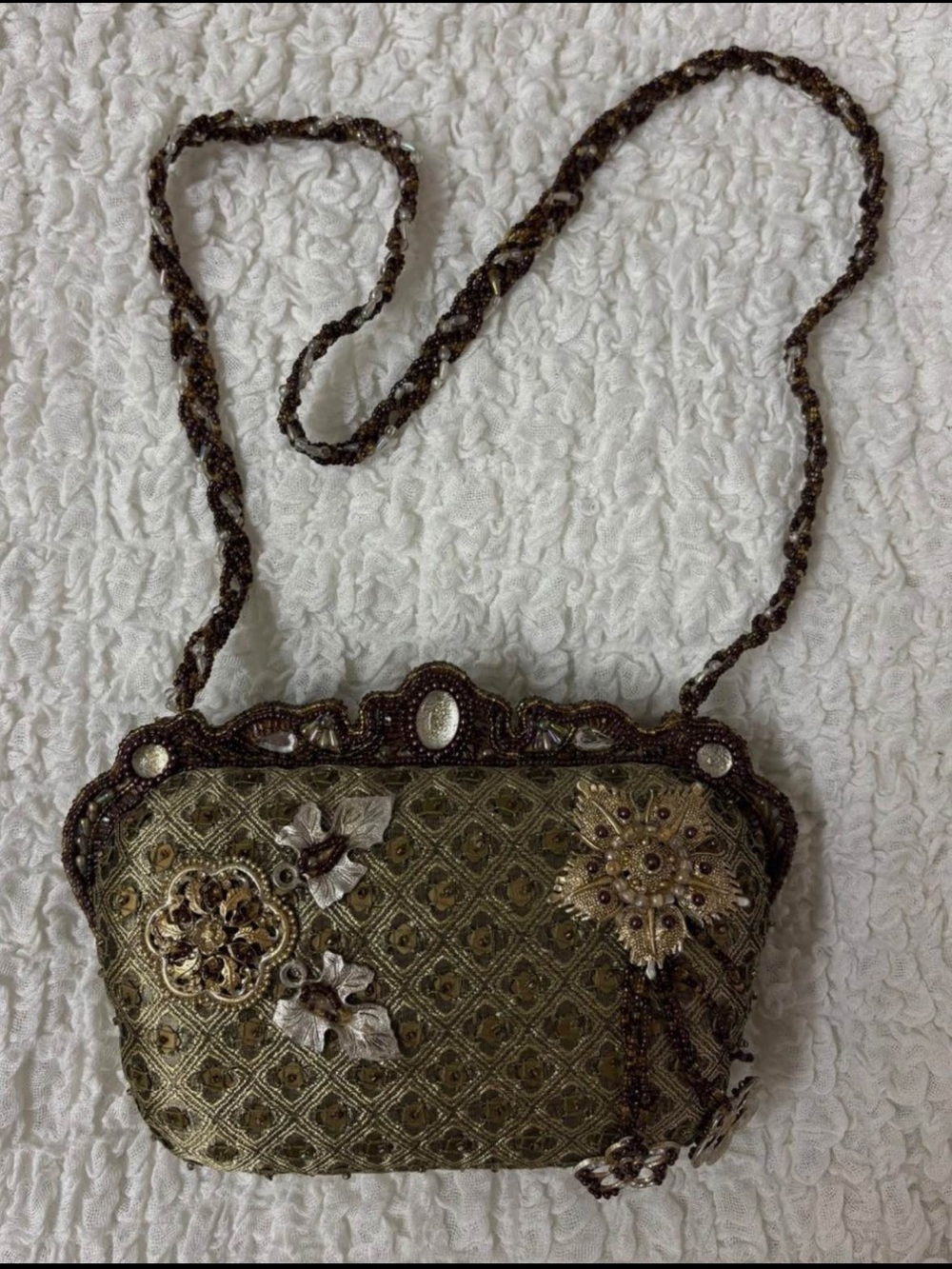Vintage Mary Frances Beaded Handbag